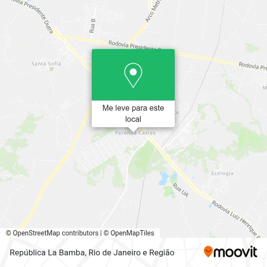República La Bamba mapa