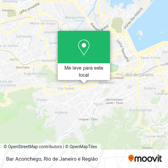 Bar Aconchego mapa
