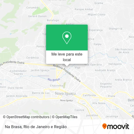 Na Brasa mapa