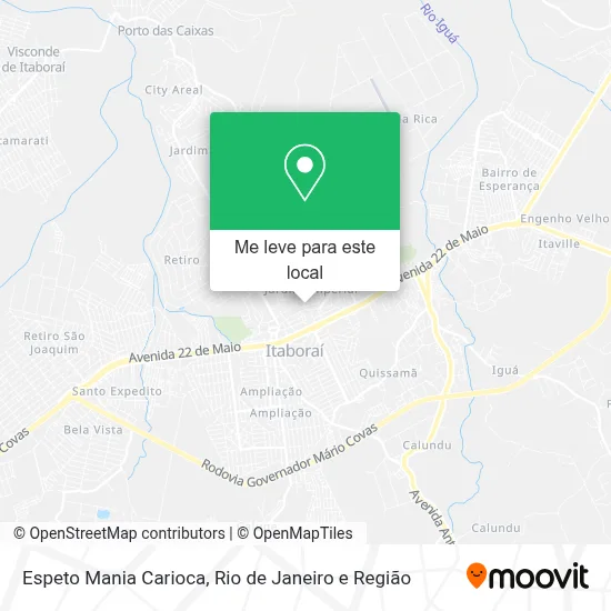 Espeto Mania Carioca mapa