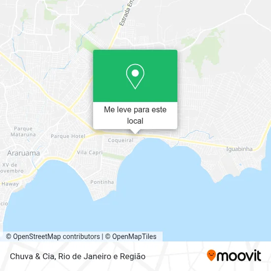 Chuva & Cia mapa