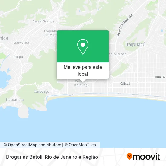 Drogarias Batoli mapa