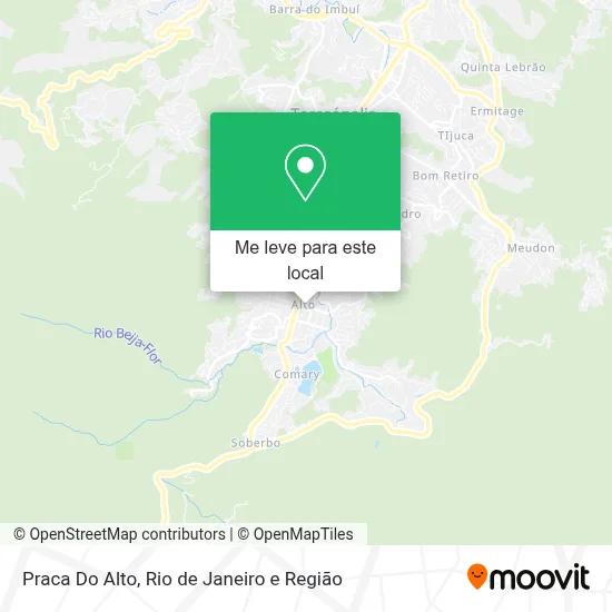 Praca Do Alto mapa