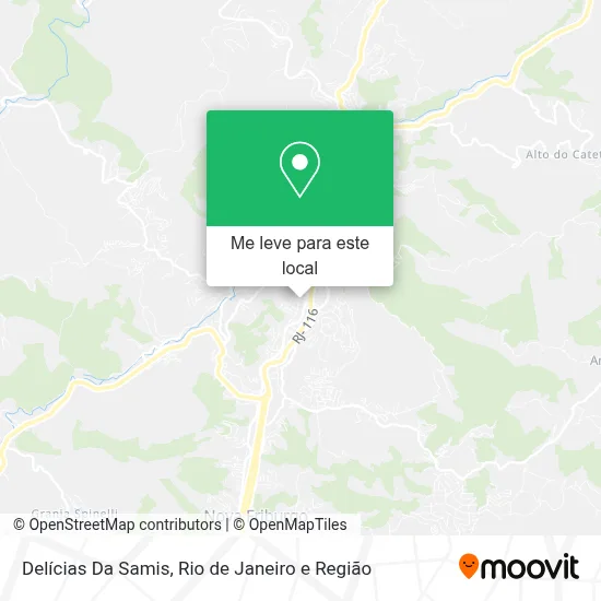 Delícias Da Samis mapa