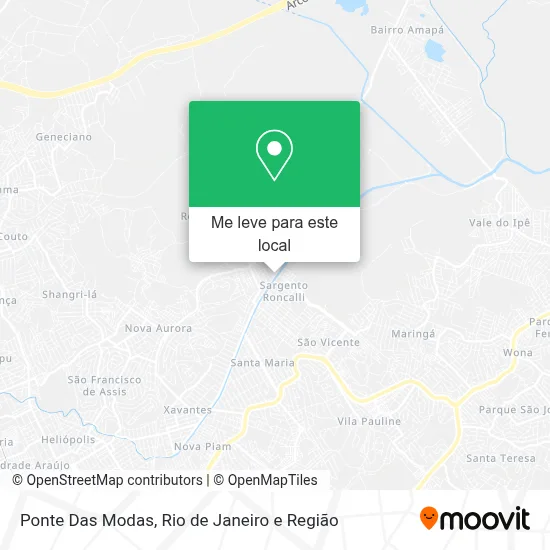 Ponte Das Modas mapa