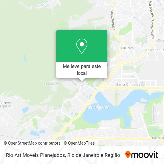 Rio Art Moveis Planejados mapa