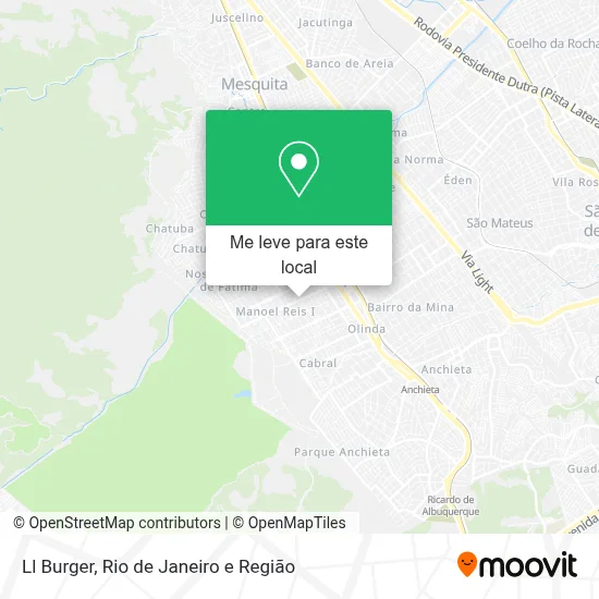 Ll Burger mapa