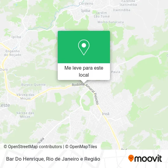 Bar Do Henrique mapa