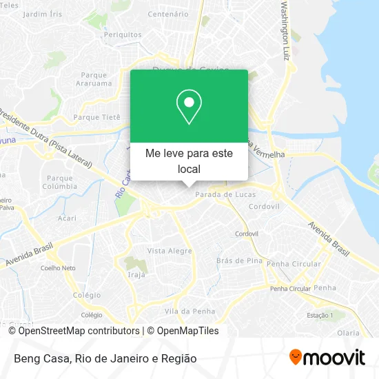 Beng Casa mapa
