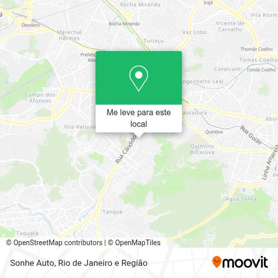 Sonhe Auto mapa