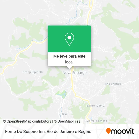 Fonte Do Suspiro Inn mapa