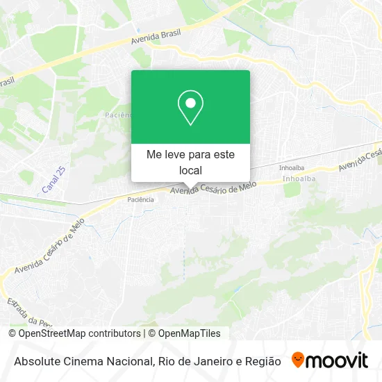 Absolute Cinema Nacional mapa