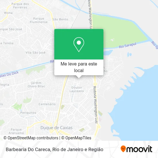 Barbearia Do Careca mapa