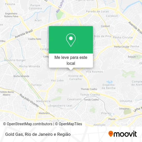 Gold Gas mapa