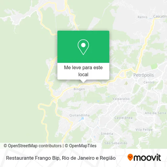 Restaurante Frango Bip mapa