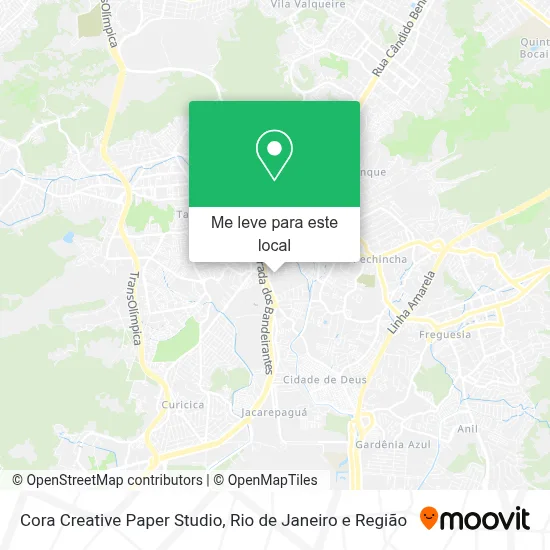 Cora Creative Paper Studio mapa