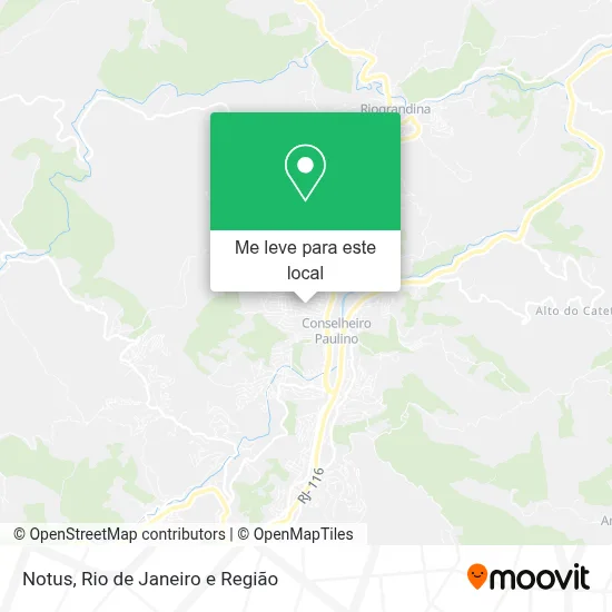 Notus mapa