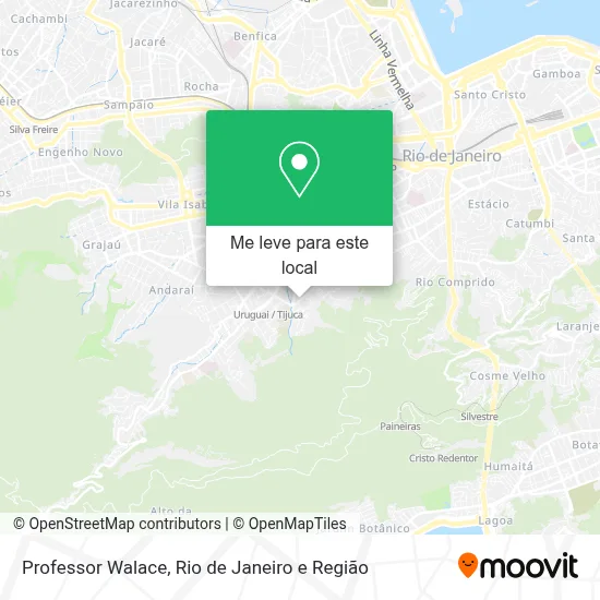 Professor Walace mapa