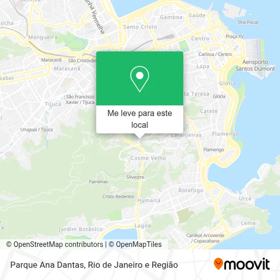 Parque Ana Dantas mapa