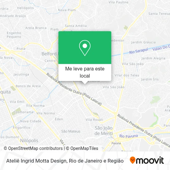 Ateliê Ingrid Motta Design mapa