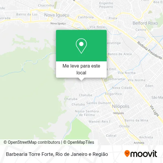 Barbearia Torre Forte mapa