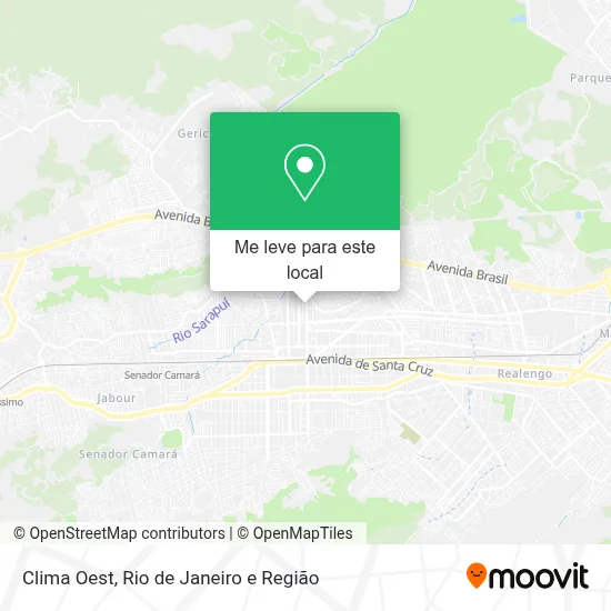 Clima Oest mapa
