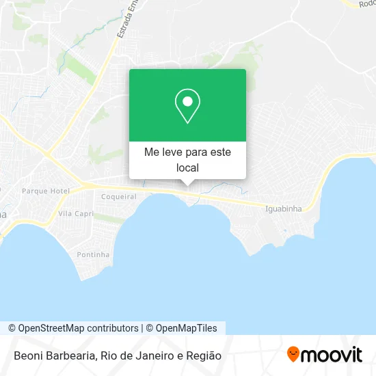Beoni Barbearia mapa