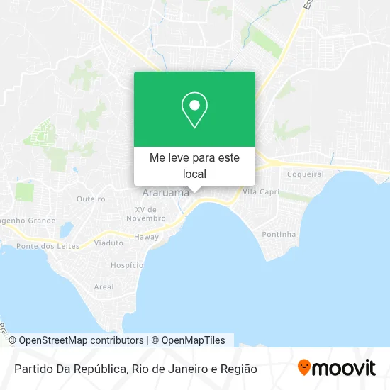 Partido Da República mapa