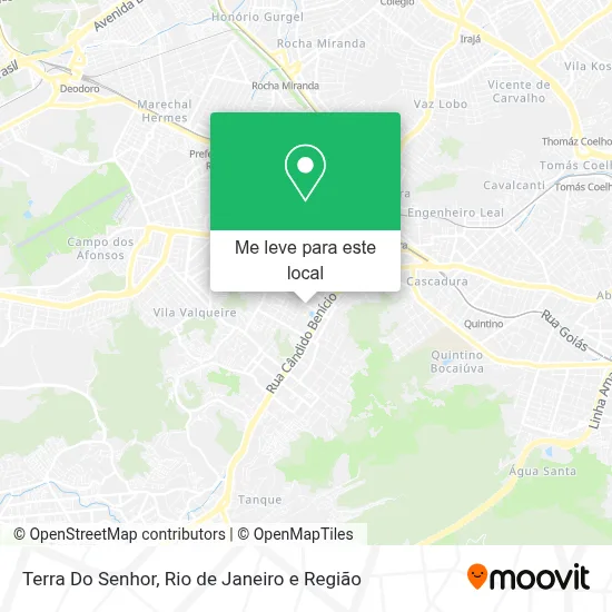 Terra Do Senhor mapa