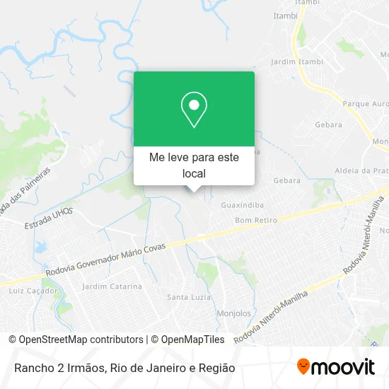 Rancho 2 Irmãos mapa