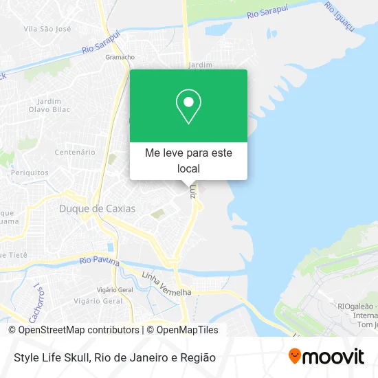 Style Life Skull mapa