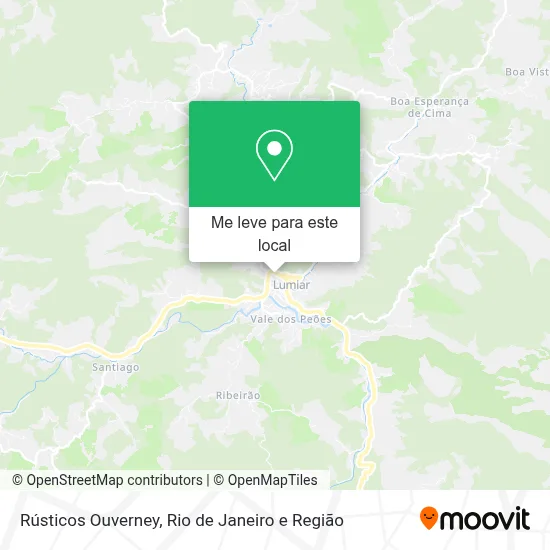 Rústicos Ouverney mapa