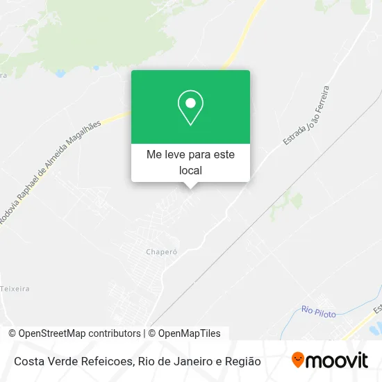 Costa Verde Refeicoes mapa
