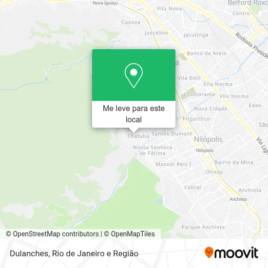 Dulanches mapa