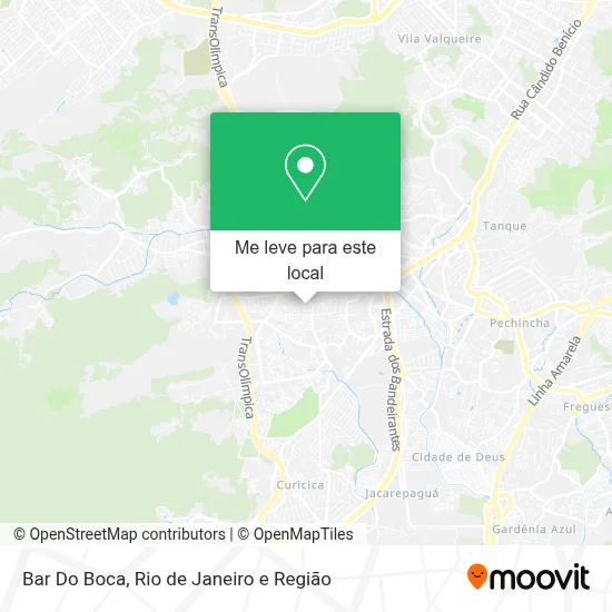 Bar Do Boca mapa