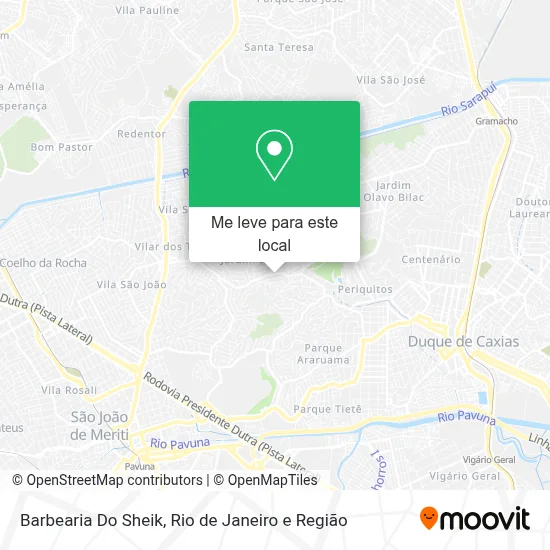 Barbearia Do Sheik mapa