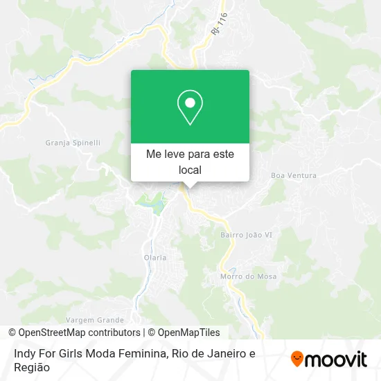 Indy For Girls Moda Feminina mapa
