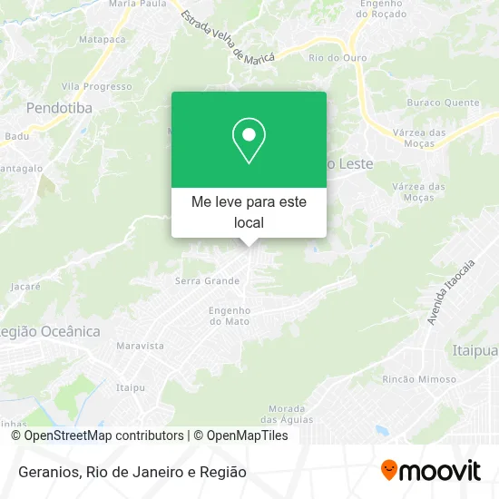 Geranios mapa