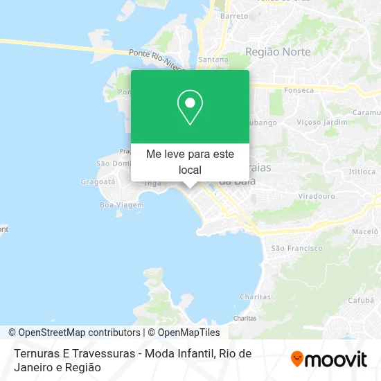 Ternuras E Travessuras - Moda Infantil mapa