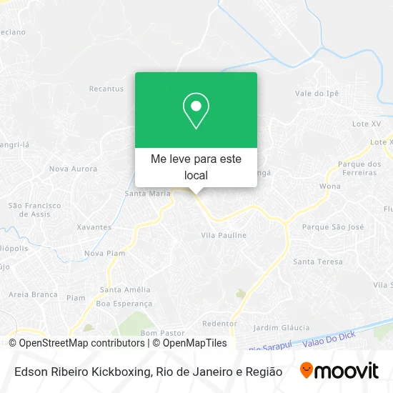 Edson Ribeiro Kickboxing mapa