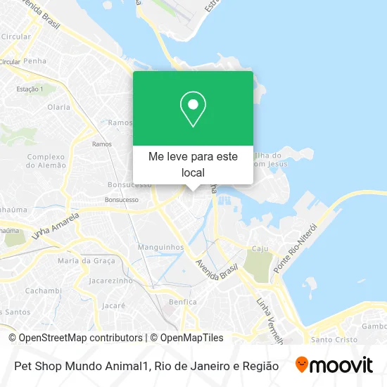 Pet Shop Mundo Animal1 mapa