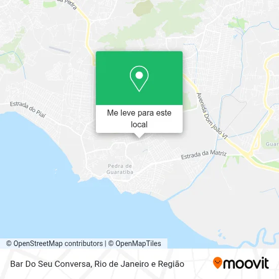 Bar Do Seu Conversa mapa