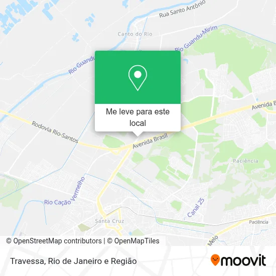 Travessa mapa