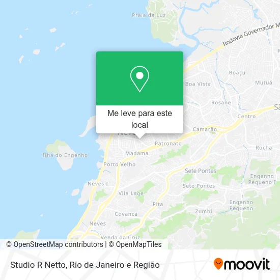 Studio R Netto mapa