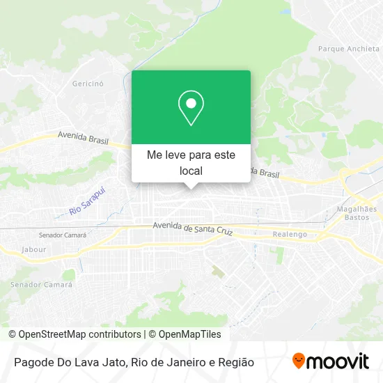 Pagode Do Lava Jato mapa