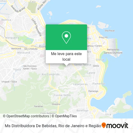 Ms Distribuidora De Bebidas mapa