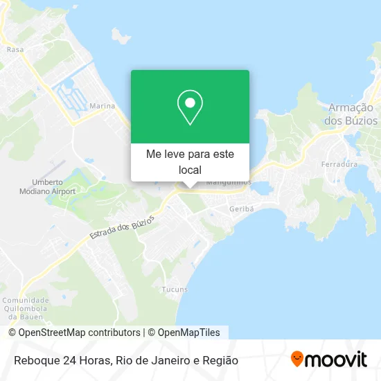 Reboque 24 Horas mapa