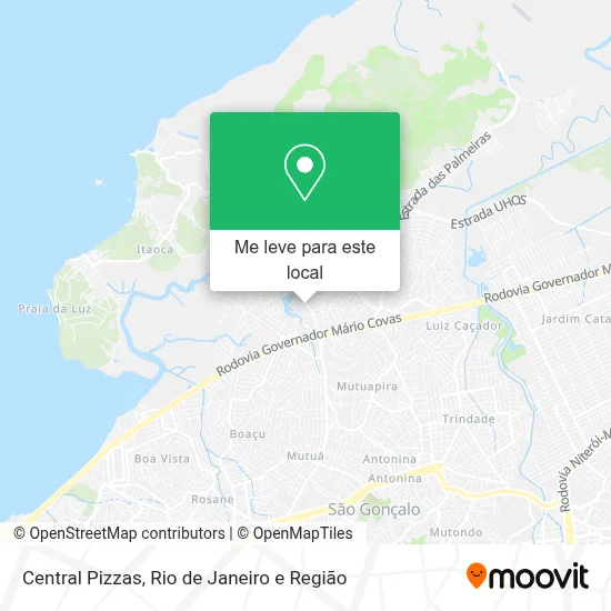 Central Pizzas mapa