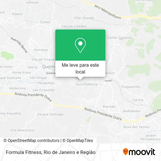Formula Fitness mapa