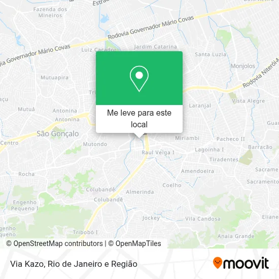 Via Kazo mapa